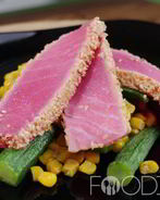 Рыбный стейк из тунца