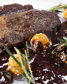 Шоколадный соус к стейку