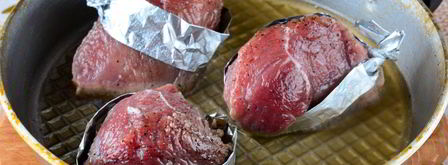 стейк из говядины на сковороде. Шаг 4