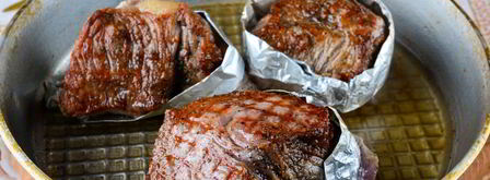 стейк из говядины на сковороде. Шаг 5