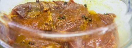 стейк из говядины с абрикосовыми дольками. Шаг 4