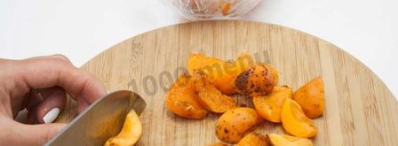 стейк из говядины с абрикосовыми дольками. Шаг 5