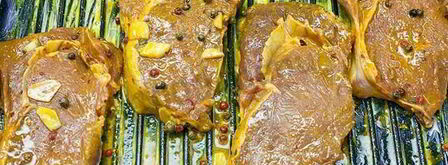 стейк из говядины с абрикосовыми дольками. Шаг 7