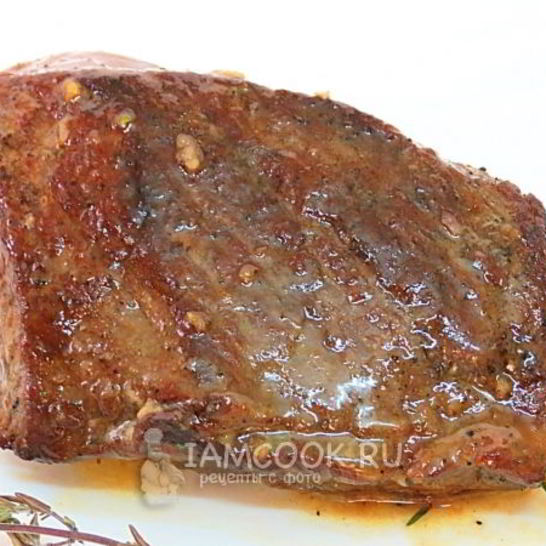 Рецепт стейка из говядины с розмарином и тимьяном