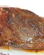 Стейк из говядины с розмарином и тимьяном