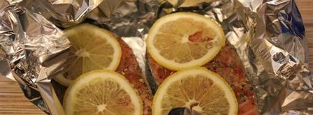 стейк из лосося на пару. Шаг 2