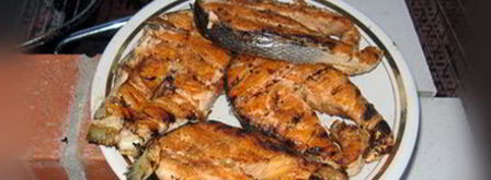 стейк из семги на углях. Шаг 10