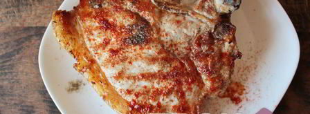 стейк из свинины на сковороде. Шаг 4