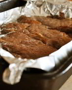 Стейк из свинины в духовке