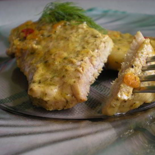 Рецепт стейка по-карибски в маринаде с апельсинами и чили