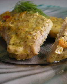 Стейк по-карибски в маринаде с апельсинами и чили