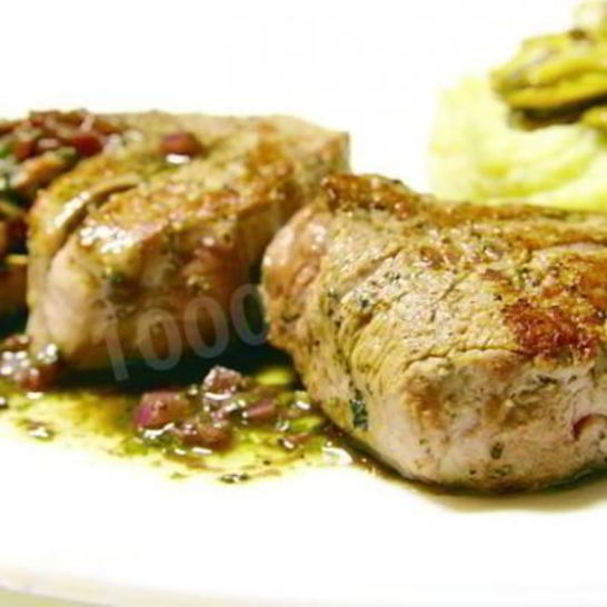 Рецепт стейка с красным соусом