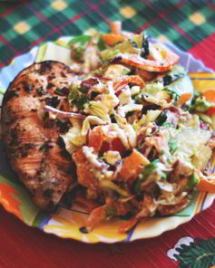 Стейк семги с лаймом и травами