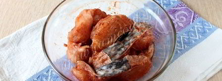 стейки из сома с рисом в мультиварке. Шаг 4