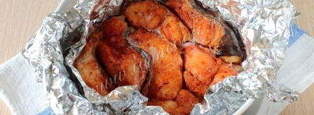 стейки из сома с рисом в мультиварке. Шаг 7