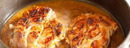 стейки из свинины с апельсиново-горчичным соусом. Шаг 6