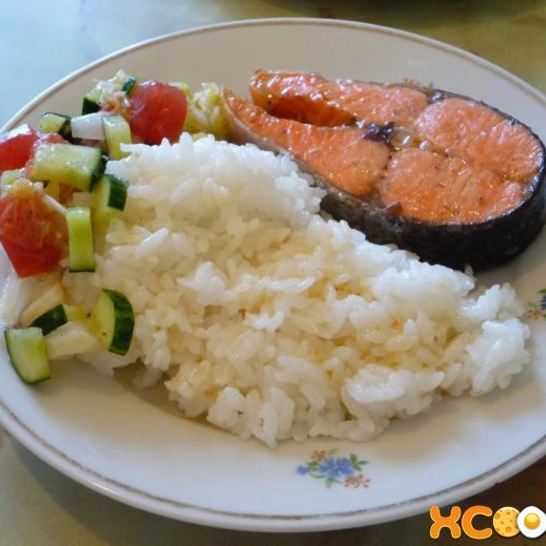 Рецепт стейков красной рыбы в духовке