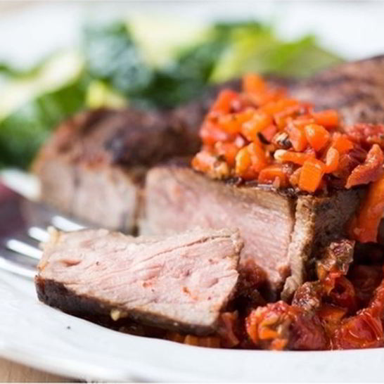 Рецепт стейков с овощами по-провансальски