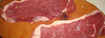 стриплойн — стейк с зеленой фасолью. Шаг 13