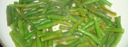 стриплойн — стейк с зеленой фасолью. Шаг 7