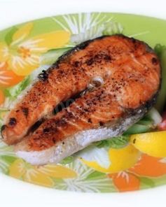 Запеченные стейки форели в духовке