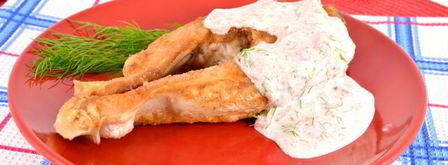 жареные стейки толстолоба со сметанно-томатным соусом. Шаг 4