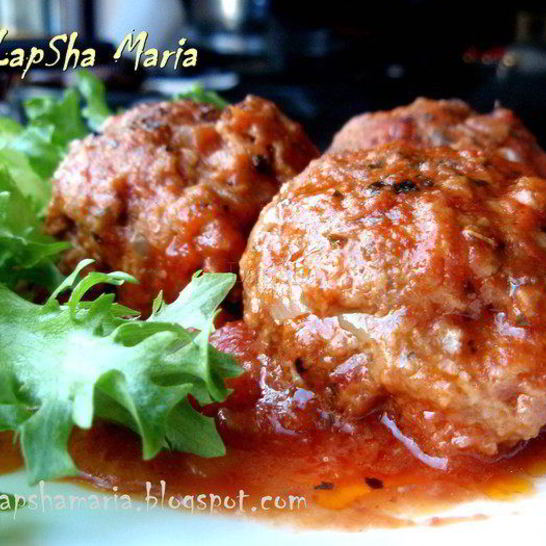 Рецепт говяжьих тефтелей с фасолью и моцареллой