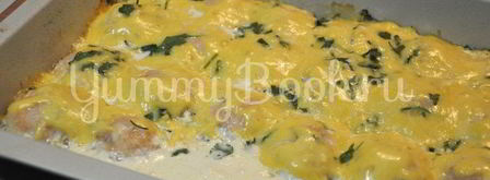 куриные тефтельки под сырным соусом. Шаг 8