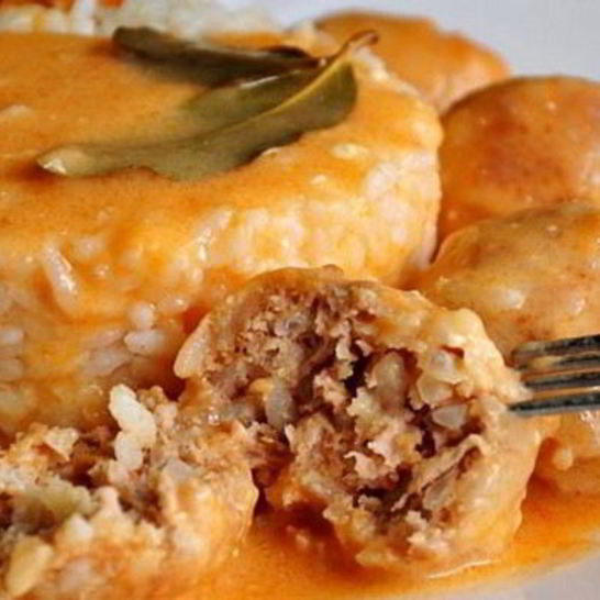 Рецепт мясных тефтелек с подливкой