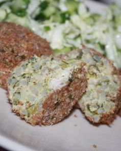 Паровые куриные тефтельки с отрубями