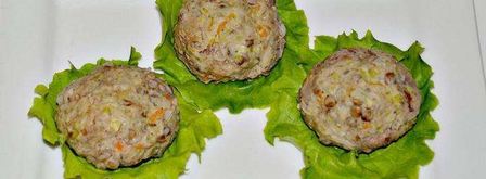 паровые тефтели с гречкой и кабачками. Шаг 5