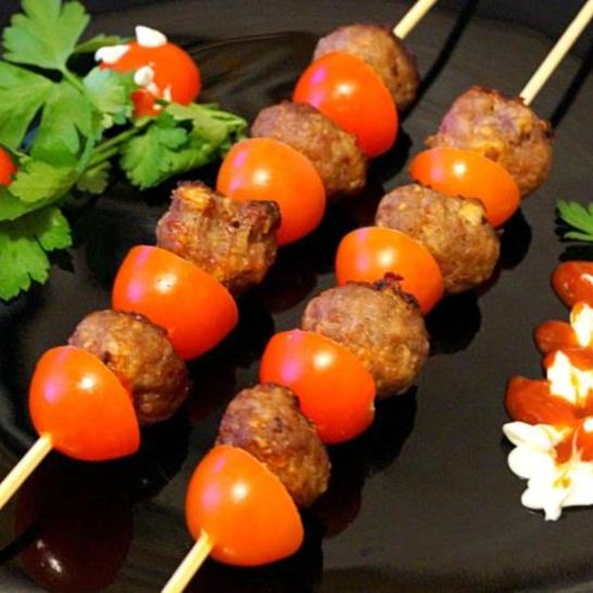 Рецепт шашлычков из тефтелек