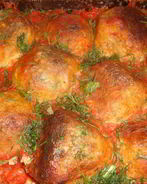 Тефтели из гречки с грибами