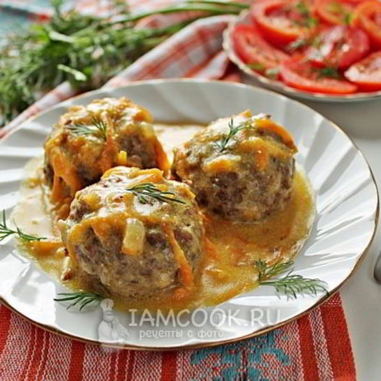 Рецепт тефтелей с гречкой в мультиварке