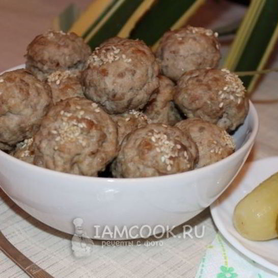 Рецепт тефтелей с гречкой