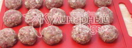 тефтели с рисом и овощами. Шаг 4