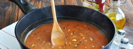 тефтели с рисом в духовке с подливкой. Шаг 6