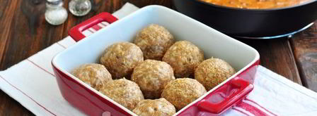 тефтели с рисом в духовке с подливкой. Шаг 9