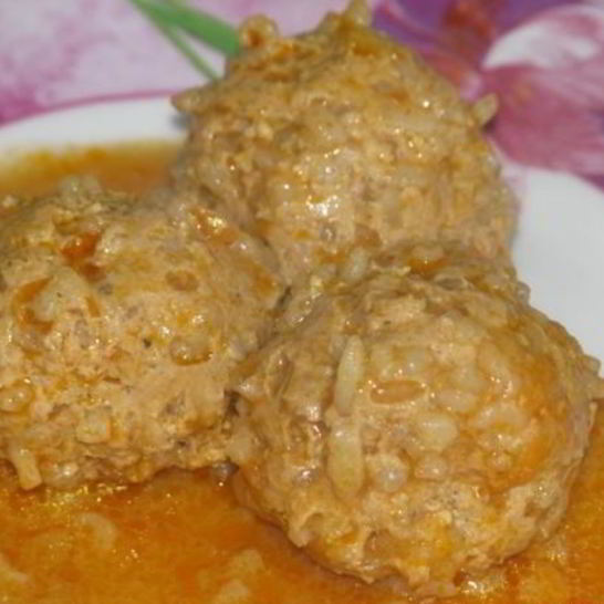 Рецепт тефтелей с рисом в мультиварке