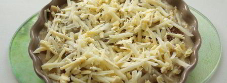 тефтели в грибном соусе под сыром. Шаг 7