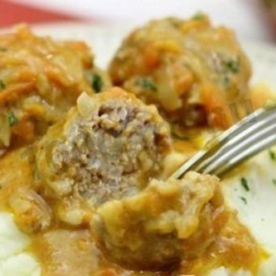 Рецепт тефтелей в сливочном соусе в духовке