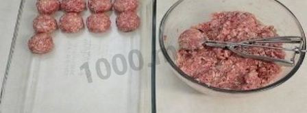 тефтели в сливочном соусе в духовке. Шаг 2