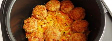 тефтели в сметанном соусе в мультиварке. Шаг 12