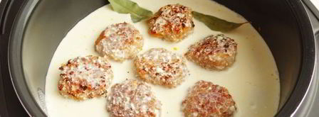 тефтели в сметанном соусе в мультиварке. Шаг 14