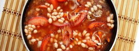 тефтели в томате с фасолью и перцем. Шаг 10