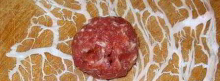 тефтельки в свиной жировой сетке. Шаг 5