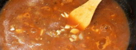 тефтельки, запеченные в баклажанном соусе. Шаг 3