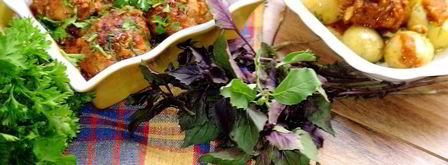 тефтельки, запеченные в баклажанном соусе. Шаг 7