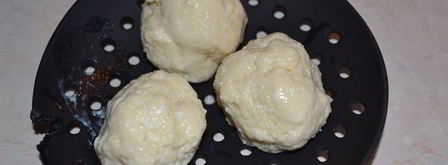 творожные клецки с маковым соусом. Шаг 4