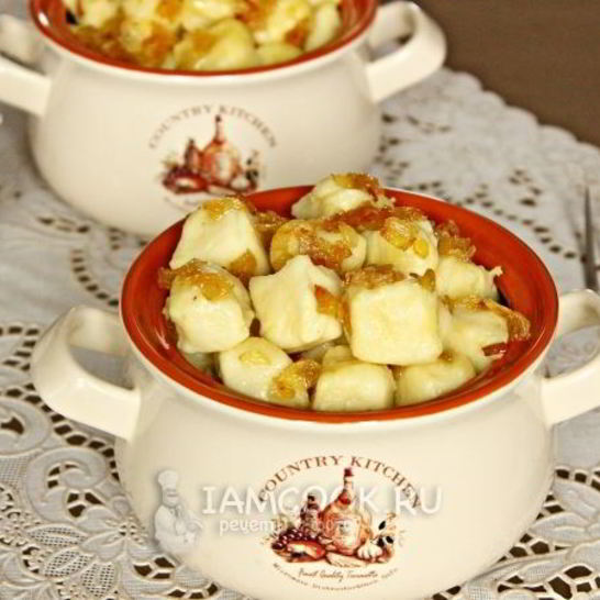 Рецепт ленивых вареников с картошкой